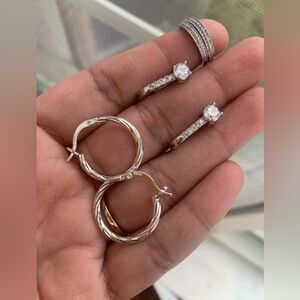 925 Sterling Silver Hoops